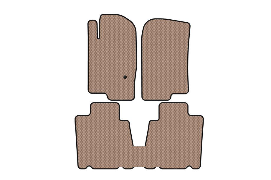 Ford Explorer 2001-2005 Gummimatten Carsuit (2 Reihen, beige) Image