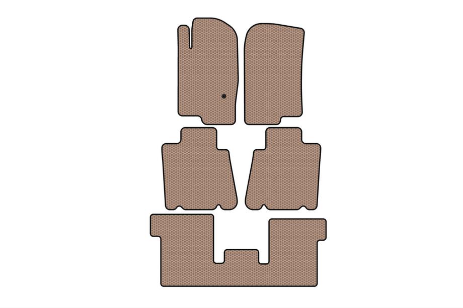 Ford Explorer 2001-2005 Gummimatten Carsuit (3 Reihen, beige) Image
