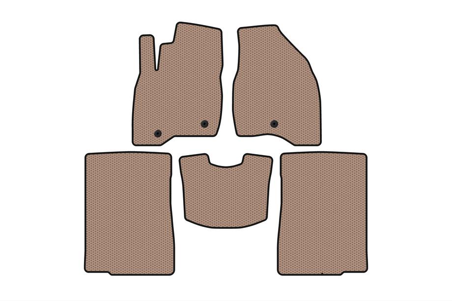 Ford Explorer 2011-2019 Gummimatten Carsuit (2015-2017, 2 Reihen, 7-Sitzer, beige) Image