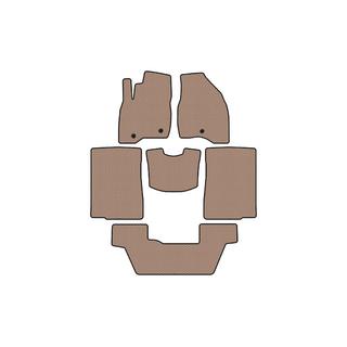 Gummimatten Carsuit (2015-2017, 3 Reihen, 7-Sitzer, beige) Foto 1