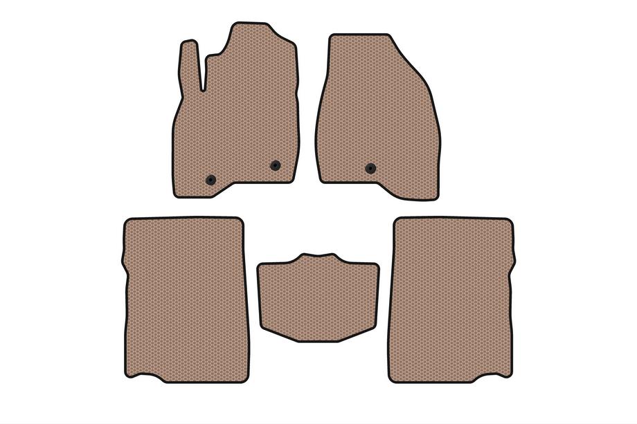 Ford Explorer 2011-2019 Gummimatten Carsuit (2017-2019, 2. Reihe, 7-Sitzer, beige) Image