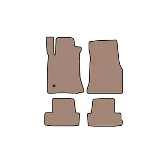 Gummimatten Carsuit (2005-2009, GT, Coupe, beige)