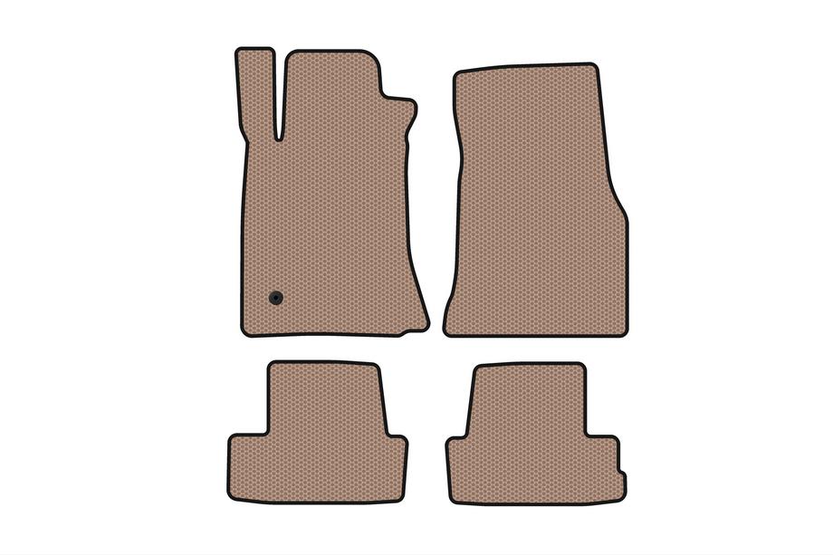 Ford Mustang 2005-2014 Gummimatten Carsuit (2005-2009, GT, Coupe, beige) Foto 1