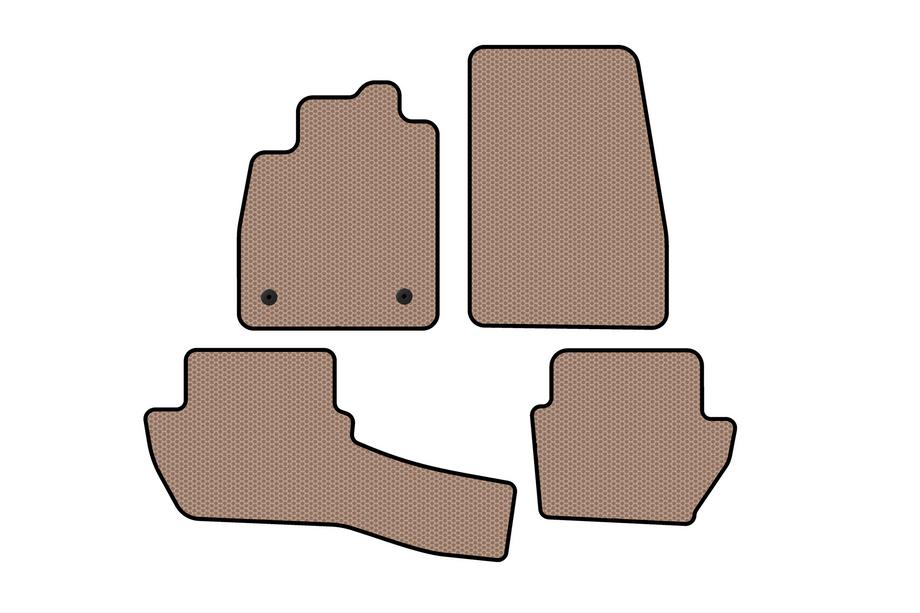 Ford Fiesta 2017- Gummimatten Carsuit (Beige) Image