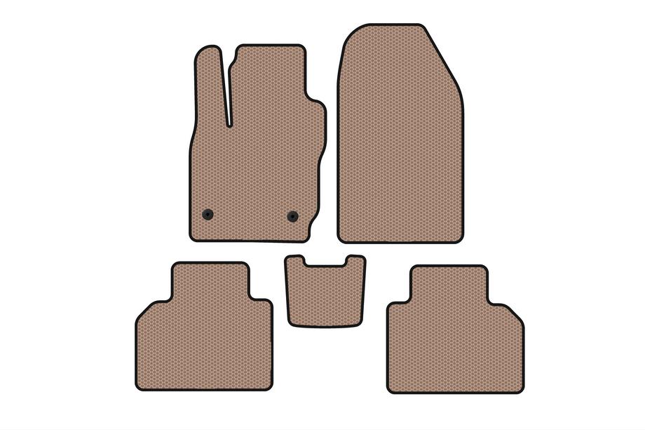 Ford Courier 2014-2023 Gummimatten Carsuit (Beige) Image
