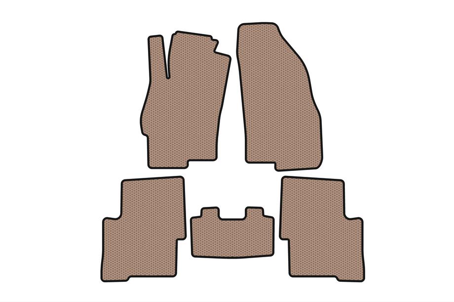 Fiat Linea 2006-2018 Gummimatten Carsuit (SD, beige) Image