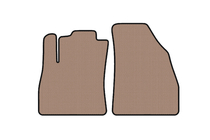 Fiat Fiorino/Qubo 2008-2024 Vordere Gummimatten Carsuit (Beige) Foto 1