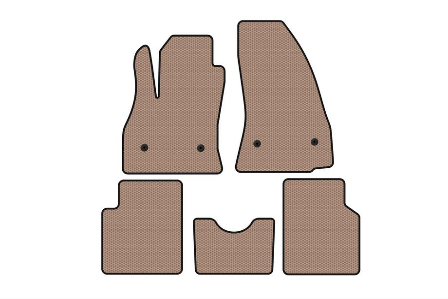Fiat 500/500L 2013-2022 Gummimatten Carsuit (für 500L, beige) Image