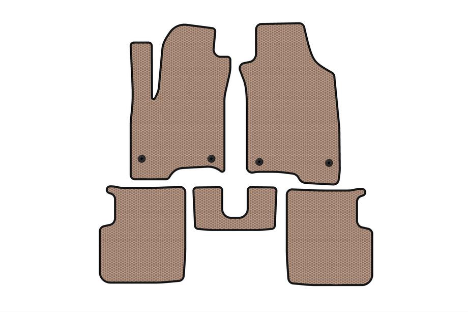 Fiat Panda 2011-2023 Gummimatten Carsuit (Beige) Image