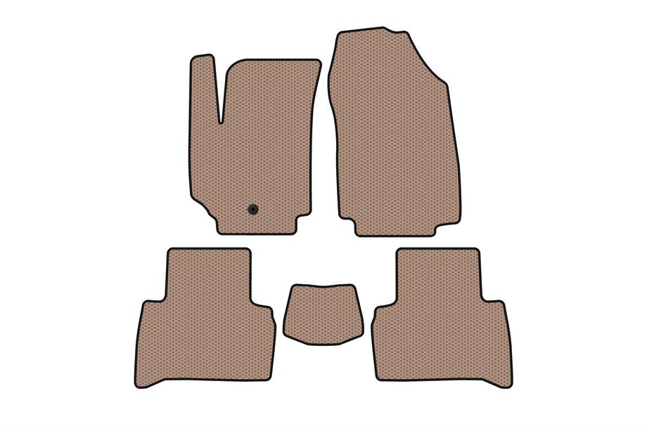 Fiat Croma 2005-2010 Gummimatten Carsuit (2007-2010, SW, beige) Image