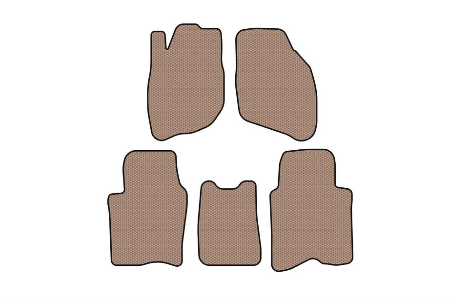 Honda City 2002-2008 Gummimatten Carsuit (SD, beige) Image