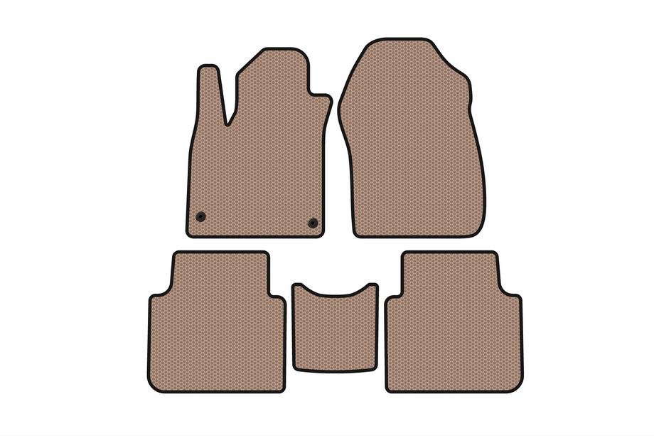 Honda CRV 2017-2022 Gummimatten Carsuit (7-Sitzer, Beige, 2020-2022) Image