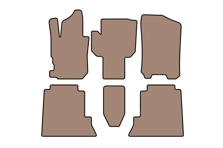 Honda FR-V 2004-2009 Gummimatten Carsuit (Beige) Image