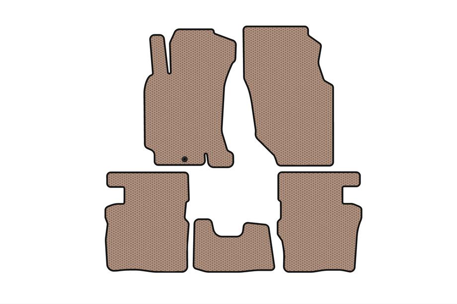Honda HR-V 1998-2006 Gummimatten Carsuit (5-türig, beige) Image