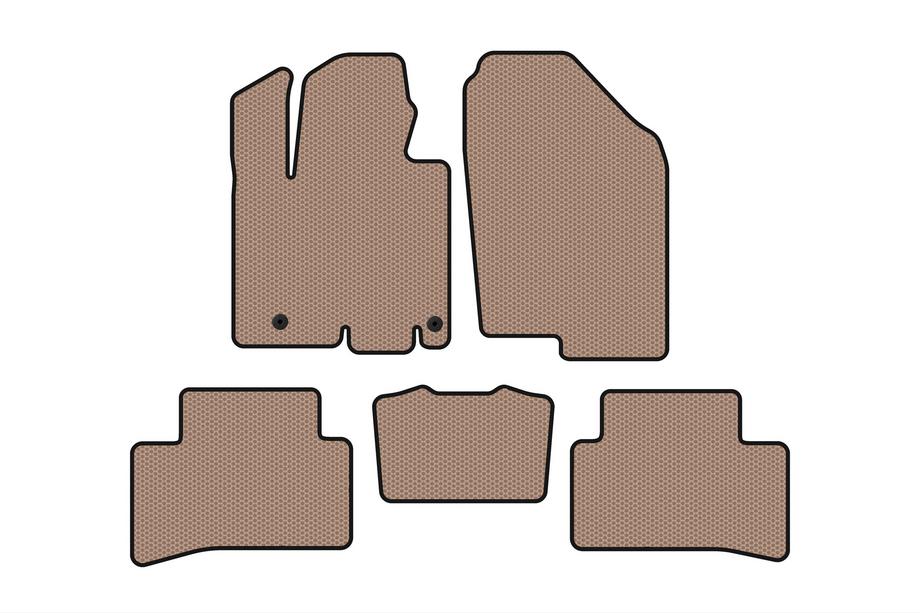 Hyundai Tucson NX4 2021- Gummimatten Carsuit (Beige) Image