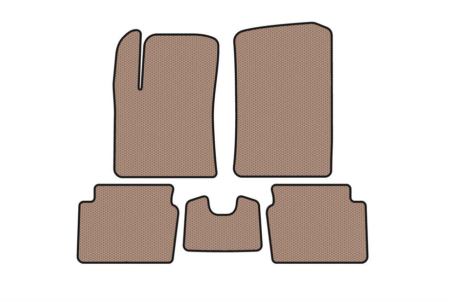 Hyundai I-10 2008-2013 Gummimatten Carsuit (HB, beige) Image
