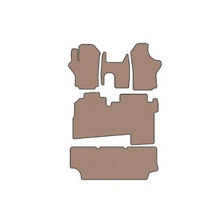 Gummimatten Carsuit (2004-2007, 3 Reihen, 8-Sitzer, beige) Hyundai H200, H1, Starex 1998-2007 Foto 1