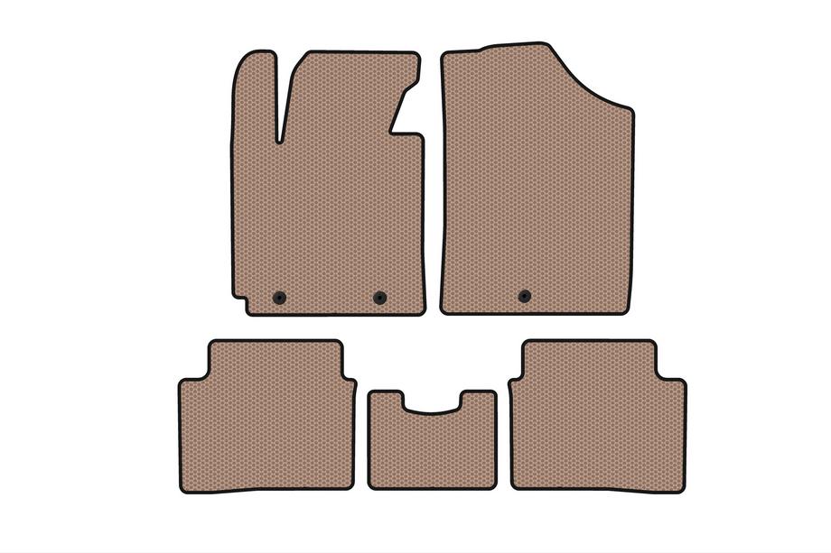 Hyundai Veloster 2011-2017 Gummimatten Carsuit (Beige) Image