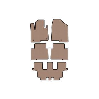 Gummimatten Carsuit (3 Reihen, für Grand, beige) Hyundai Santa Fe 4 2018-2023 Foto 1