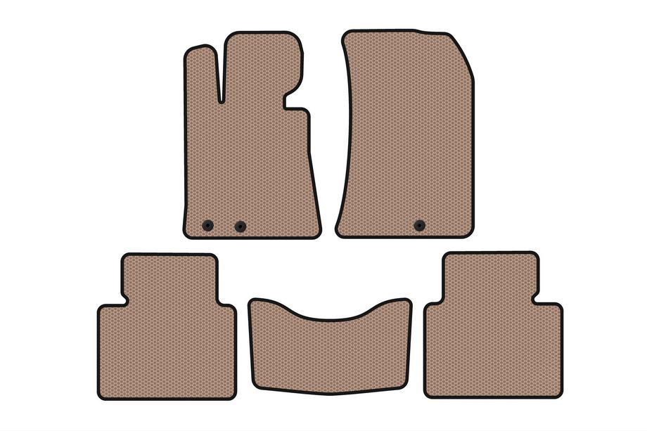 Hyundai Genesis BH 2008-2013 Gummimatten Carsuit (Beige) Image