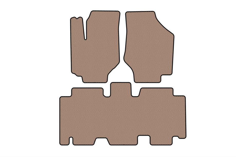 Hyundai Trajet 2000-2007 Gummimatten Carsuit (Beige) Image
