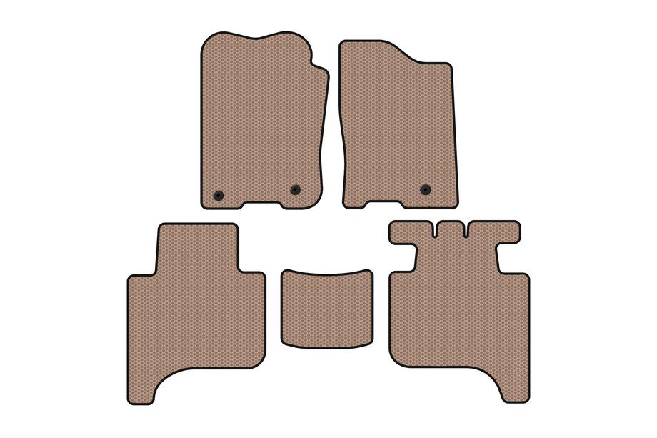 Infiniti QX56 2004-2010 Gummimatten Carsuit (2 Reihen, 2004-2008, beige) Foto 1