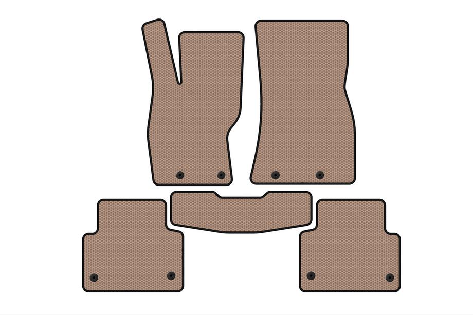 Jaguar XF 2009-2016 Gummimatten Carsuit (2011-2016, SD, beige) Image