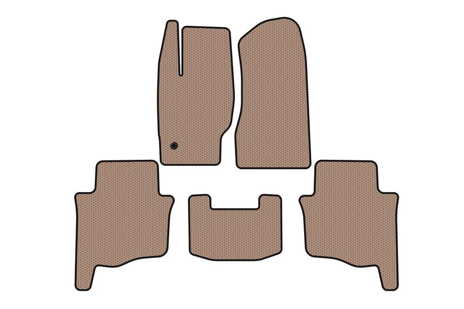 Jeep Grand Cherokee WK 2004-2010 Gummimatten Carsuit (Beige) Image