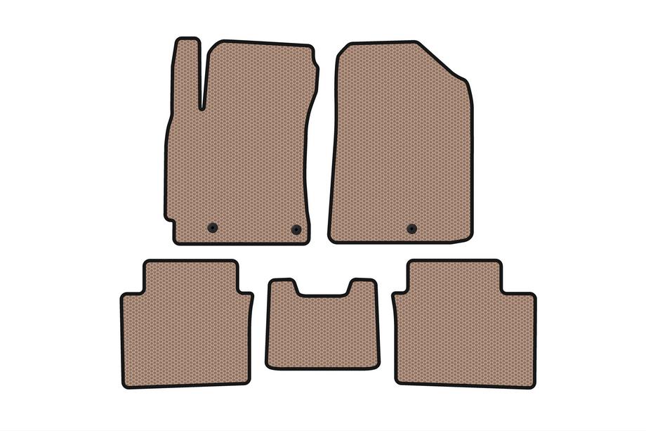 Kia Forte 2008–2024 Gummimatten Carsuit (2018-2021, beige) Image