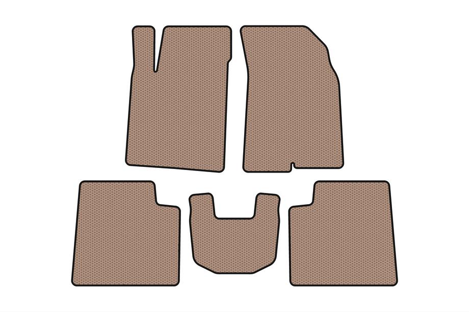 Kia Opirus 2003-2010 Gummimatten Carsuit (Beige) Image