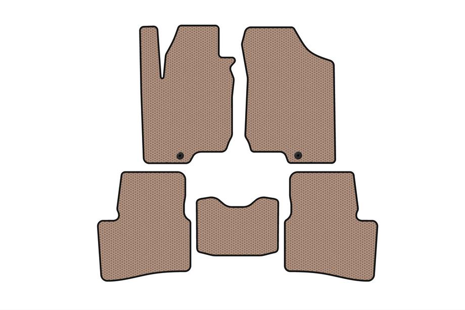 Kia Ceed 2007-2012 Gummimatten Carsuit (HB, 3-Türer, beige) Image