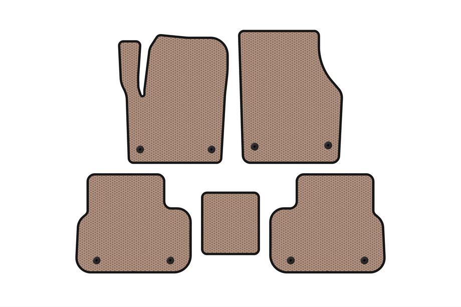 Land Rover Discovery Sport 2014- Gummimatten Carsuit (2014-2019, 2 Reihen, beige) Image