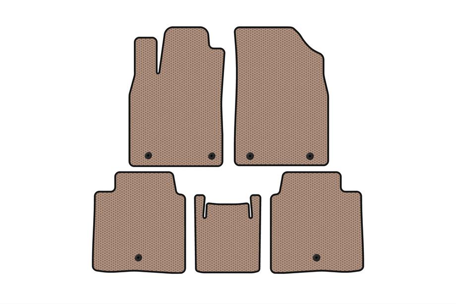 Lexus ES 2012-2018 Gummimatten Carsuit (SD, Hybrid, beige) Image