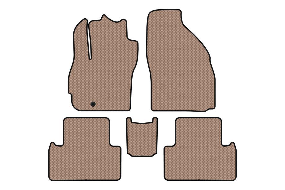 Mazda 5 2005-2009 Gummimatten Carsuit (2 Reihen, 7-Sitzer, beige) Foto 1
