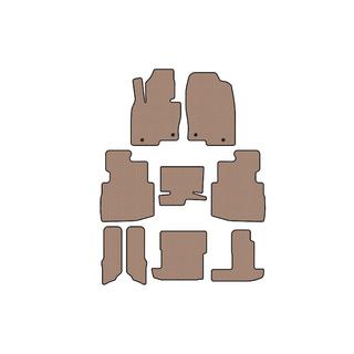 Gummimatten Carsuit (3 Reihen, 7-Sitzer, beige) Foto 1