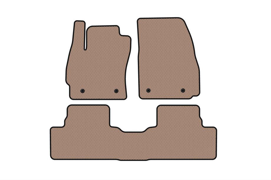 Mazda 5 2010-2018 Gummimatten Carsuit (2 Reihen, beige) Image