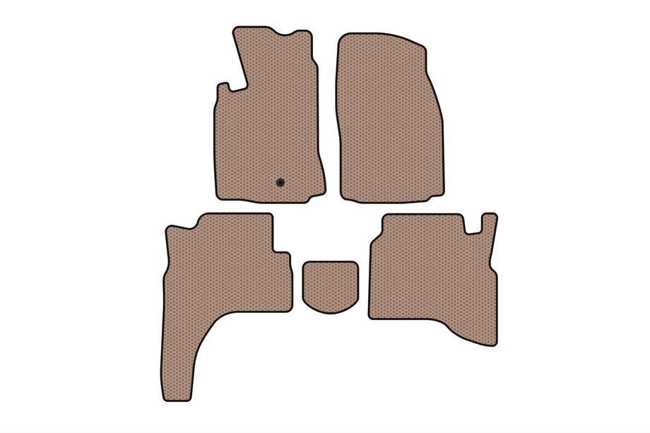 Mitsubishi Pajero Sport 1996-2007 Gummimatten Carsuit (Beige) Foto 1