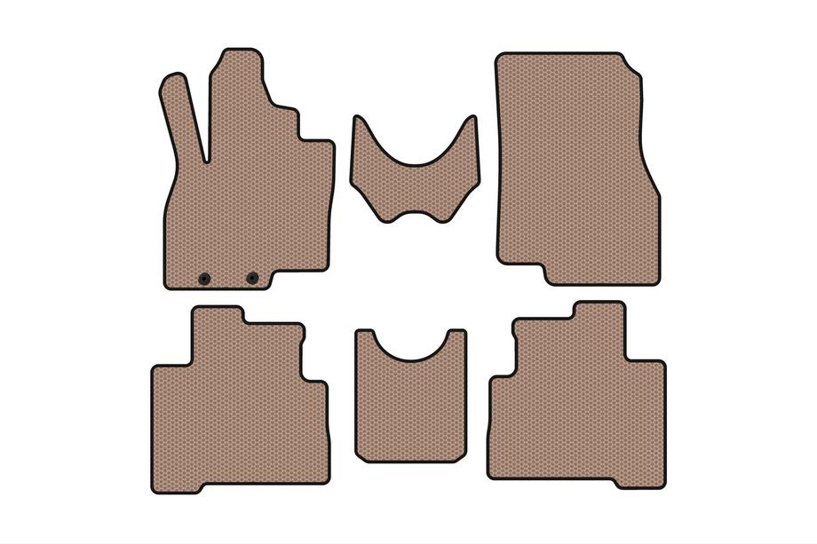 Mitsubishi Grandis 2003-2011 Gummimatten Carsuit (2 Reihen, beige) Foto 1