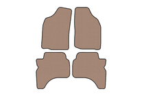 Mitsubishi L200 1996-2006 Gummimatten Carsuit (Beige) Foto 1