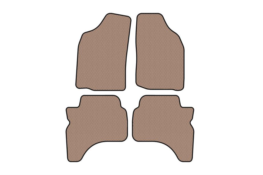 Mitsubishi L200 1996-2006 Gummimatten Carsuit (Beige) Image