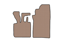Smart 1998-2007 Gummimatten Carsuit (1998-2003 Cabriolet, Beige) Foto 1
