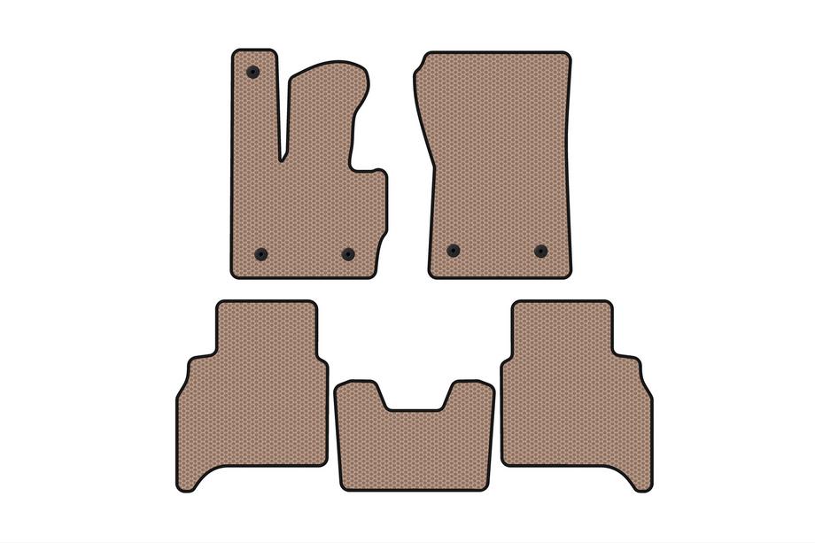 Mercedes G class W463 2018-2024 Gummimatten Carsuit (Automatik, beige) Foto 1