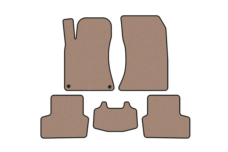 Mercedes CLA C117 2013-2019 Gummimatten Carsuit (SD, beige) Image
