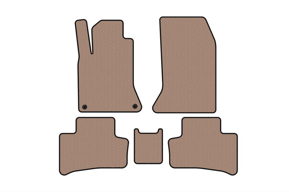 Mercedes B-class W246 2011-2018 Gummimatten Carsuit (2011-2015, Elektro, Beige) Image
