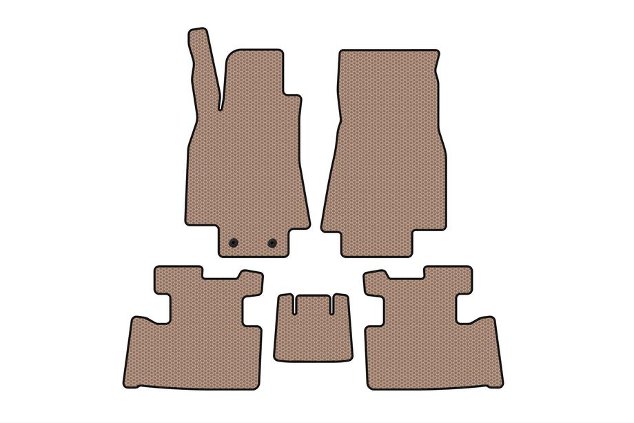 Mercedes A-class W169 2004-2012 Gummimatten Carsuit (2004-2008, HB, 5-turig, beige) Foto 1