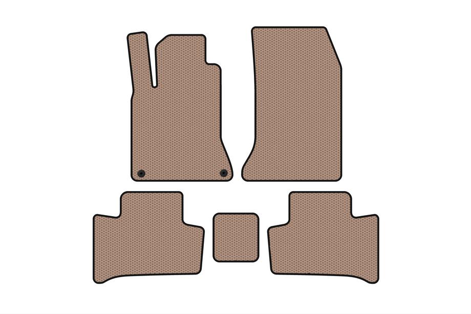 Mercedes B-class W246 2011-2018 Gummimatten Carsuit (2015-2018, Beige) Image