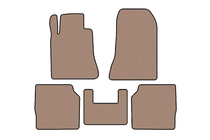 Mercedes S-class W140 1991-1998 Gummimatten Carsuit (SD, Langversion, beige) Foto 1