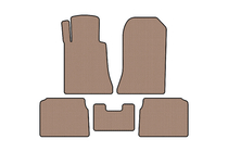 Mercedes E-class W124 1984–1997 Gummimatten Carsuit (SD, beige) Foto 1