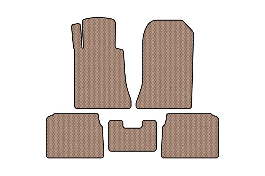 Mercedes E-class W124 1984–1997 Gummimatten Carsuit (SD, beige) Image