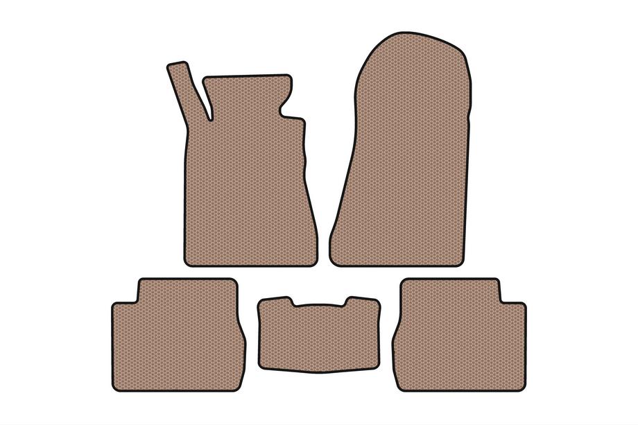 Mercedes W201 (190) 1982-1993 Gummimatten Carsuit (SD, beige) Image